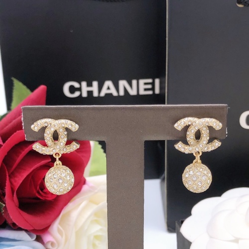 Replica Chanel Earrings For Women #1253766 $27.00 USD for Wholesale