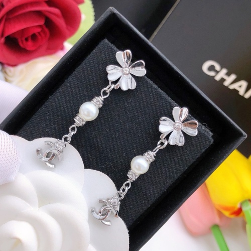 Replica Chanel Earrings For Women #1253774 $27.00 USD for Wholesale