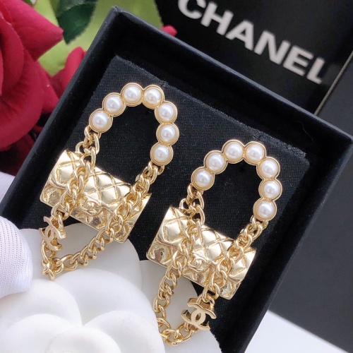 Replica Chanel Earrings For Women #1253775 $27.00 USD for Wholesale