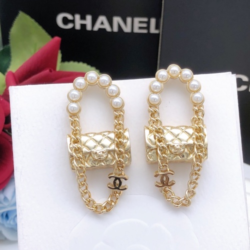 Replica Chanel Earrings For Women #1253775 $27.00 USD for Wholesale