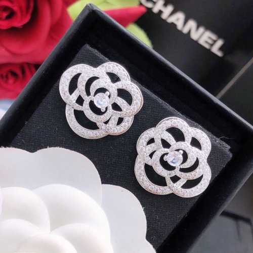 Replica Chanel Earrings For Women #1253776 $32.00 USD for Wholesale