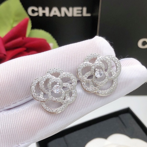 Replica Chanel Earrings For Women #1253776 $32.00 USD for Wholesale