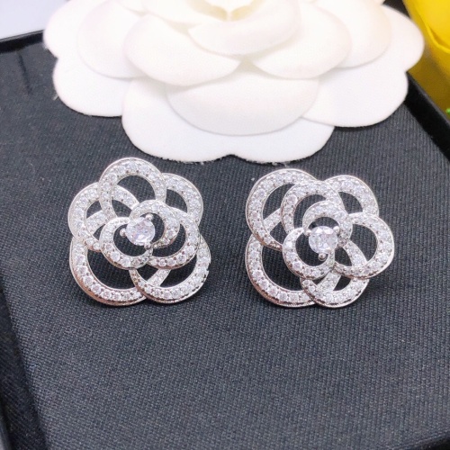 Replica Chanel Earrings For Women #1253776 $32.00 USD for Wholesale