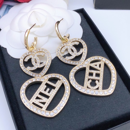 Replica Chanel Earrings For Women #1253782 $34.00 USD for Wholesale