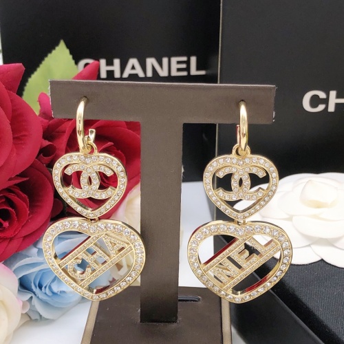 Replica Chanel Earrings For Women #1253782 $34.00 USD for Wholesale