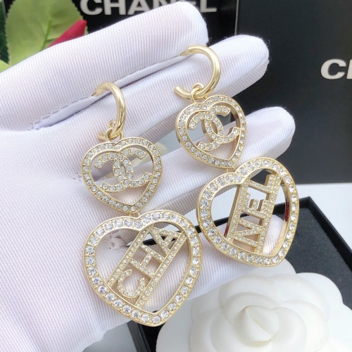 Replica Chanel Earrings For Women #1253782 $34.00 USD for Wholesale