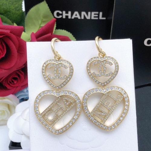 Replica Chanel Earrings For Women #1253782 $34.00 USD for Wholesale