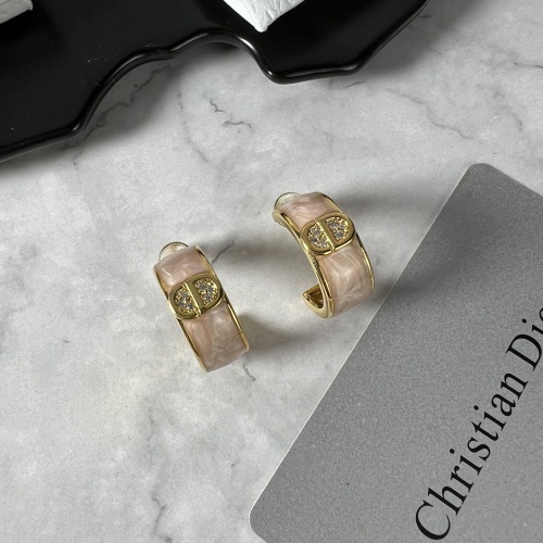 Replica Christian Dior Earrings For Women #1253812 $32.00 USD for Wholesale