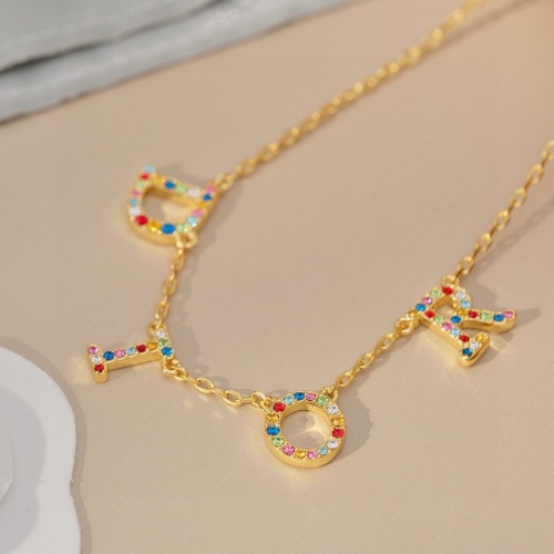 Replica Christian Dior Necklaces For Women #1253817 $29.00 USD for Wholesale