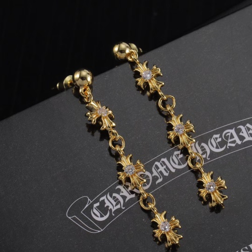 Replica Chrome Hearts Earrings For Women #1253826 $32.00 USD for Wholesale