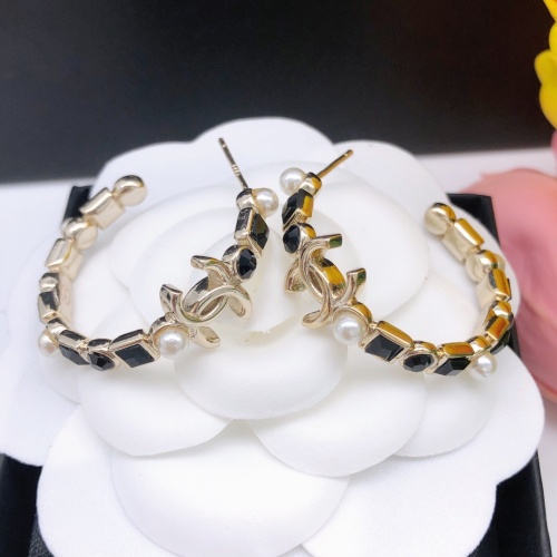 Replica Chanel Earrings For Women #1253885 $29.00 USD for Wholesale