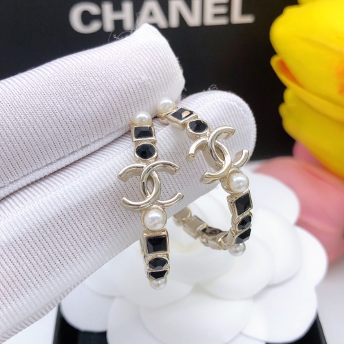 Replica Chanel Earrings For Women #1253885 $29.00 USD for Wholesale