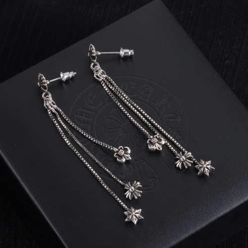 Replica Chrome Hearts Earrings #1253950 $34.00 USD for Wholesale