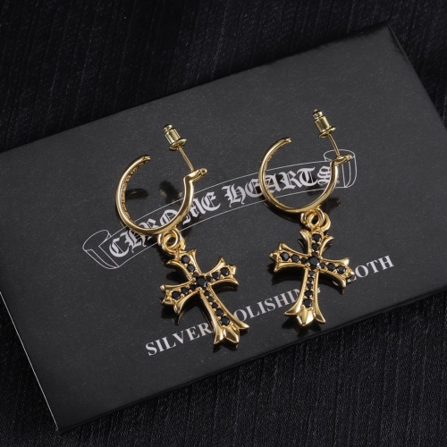 Chrome Hearts Earrings #1253961 $34.00 USD, Wholesale Replica Chrome Hearts Earrings