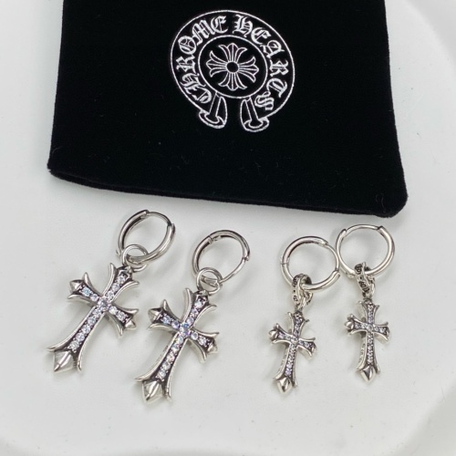 Replica Chrome Hearts Earrings #1253994 $32.00 USD for Wholesale