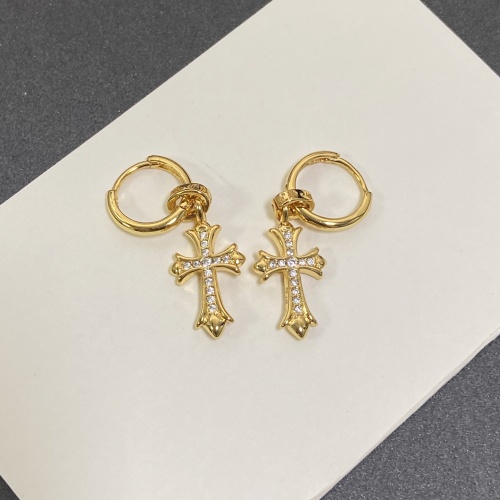 Chrome Hearts Earrings For Women #1253995 $32.00 USD, Wholesale Replica Chrome Hearts Earrings