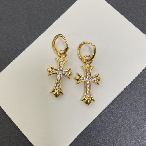 Chrome Hearts Earrings For Women #1253996 $32.00 USD, Wholesale Replica Chrome Hearts Earrings