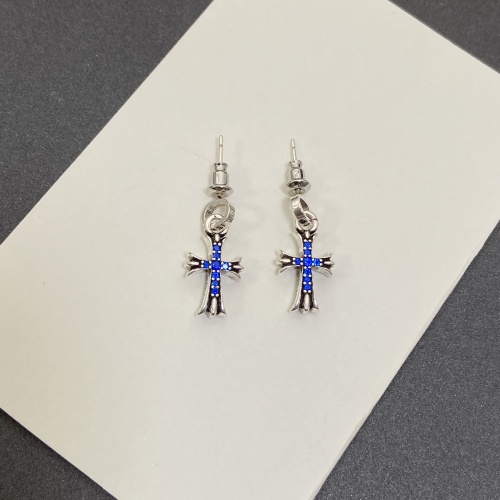 Replica Chrome Hearts Earrings For Women #1253997 $34.00 USD for Wholesale