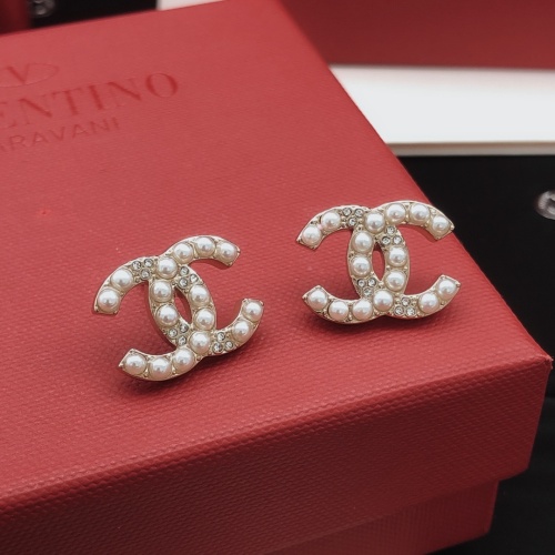 Replica Chanel Earrings For Women #1253999 $27.00 USD for Wholesale