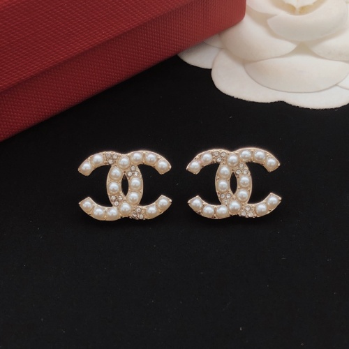 Replica Chanel Earrings For Women #1253999 $27.00 USD for Wholesale