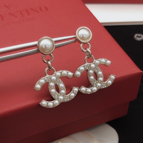 Replica Chanel Earrings For Women #1254002 $29.00 USD for Wholesale