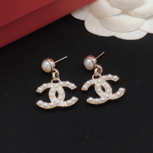 Replica Chanel Earrings For Women #1254002 $29.00 USD for Wholesale