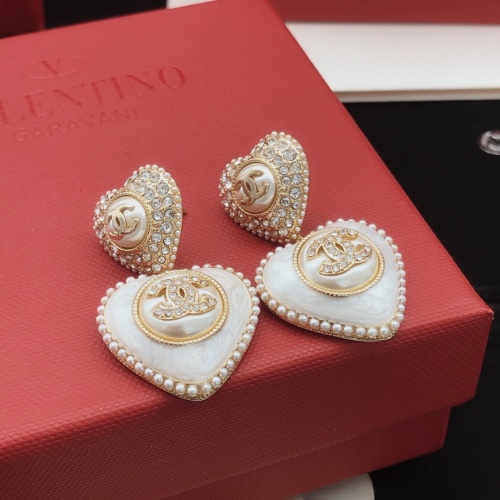 Replica Chanel Earrings For Women #1254007 $34.00 USD for Wholesale