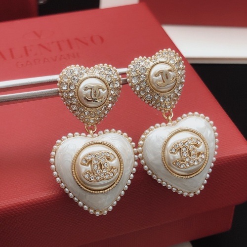 Replica Chanel Earrings For Women #1254007 $34.00 USD for Wholesale