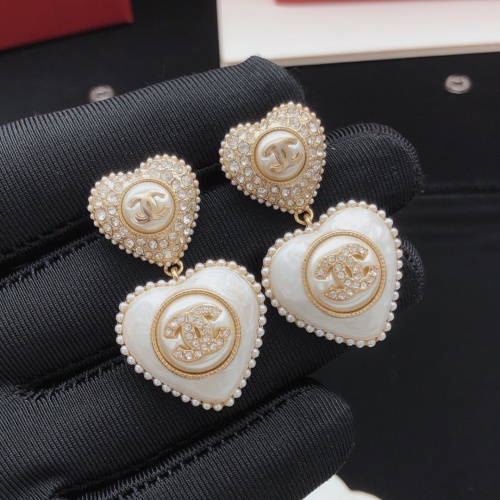 Replica Chanel Earrings For Women #1254007 $34.00 USD for Wholesale