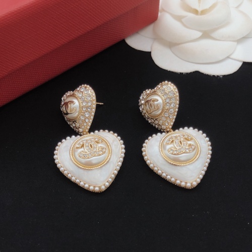 Replica Chanel Earrings For Women #1254007 $34.00 USD for Wholesale