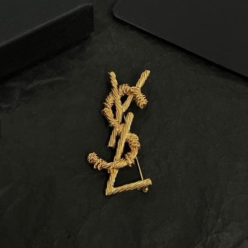 Yves Saint Laurent Brooches For Women #1254026 $38.00 USD, Wholesale Replica Yves Saint Laurent Brooches