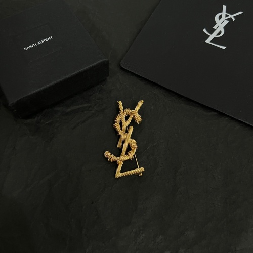 Replica Yves Saint Laurent Brooches For Women #1254026 $38.00 USD for Wholesale