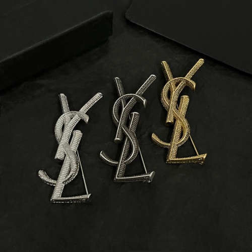 Replica Yves Saint Laurent Brooches For Women #1254031 $38.00 USD for Wholesale