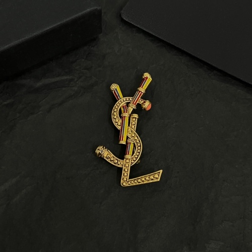 Yves Saint Laurent Brooches For Women #1254036 $38.00 USD, Wholesale Replica Yves Saint Laurent Brooches