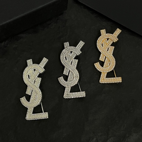 Replica Yves Saint Laurent Brooches For Women #1254041 $42.00 USD for Wholesale