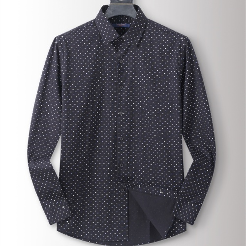 Louis Vuitton LV Shirts Long Sleeved For Men #1254053 $40.00 USD, Wholesale Replica Louis Vuitton LV Shirts