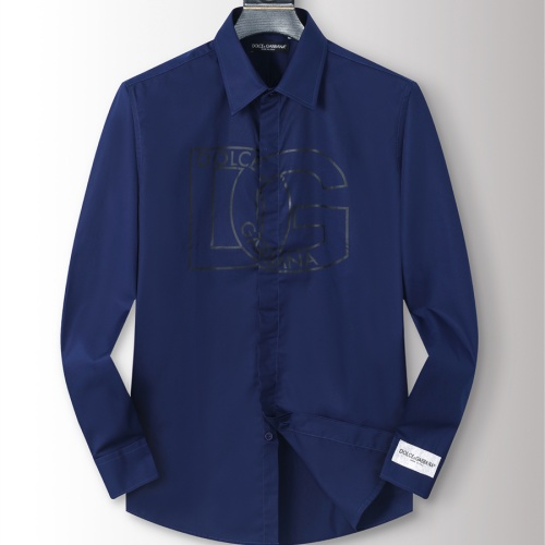 Dolce &amp; Gabbana D&amp;G Shirts Long Sleeved For Men #1254056 $48.00 USD, Wholesale Replica Dolce &amp; Gabbana D&amp;G Shirts