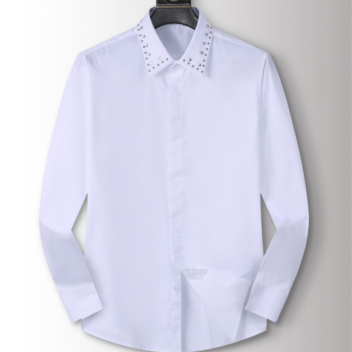 Valentino Shirts Long Sleeved For Men #1254057 $48.00 USD, Wholesale Replica Valentino Shirts