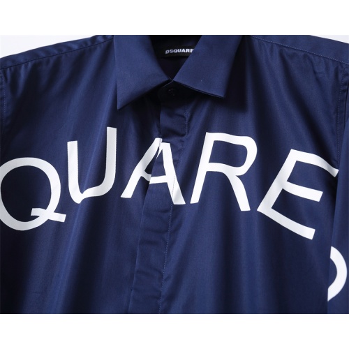 Replica Dsquared Shirts Long Sleeved For Men #1254062 $48.00 USD for Wholesale