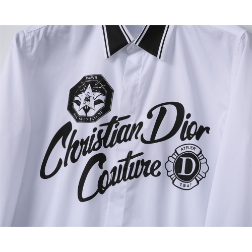 Replica Christian Dior Shirts Long Sleeved For Men #1254064 $48.00 USD for Wholesale