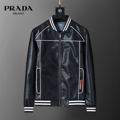 Prada Jackets Long Sleeved For Men #1254065 $85.00 USD, Wholesale Replica Prada Jackets