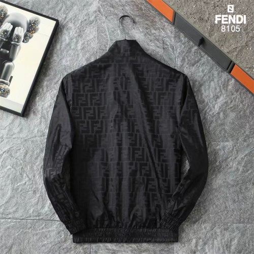 Replica Fendi Jackets Long Sleeved For Men #1254100 $72.00 USD for Wholesale