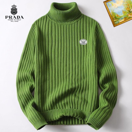 Prada Sweater Long Sleeved For Men #1254118 $40.00 USD, Wholesale Replica Prada Sweater