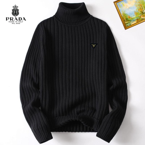 Prada Sweater Long Sleeved For Men #1254121 $40.00 USD, Wholesale Replica Prada Sweater