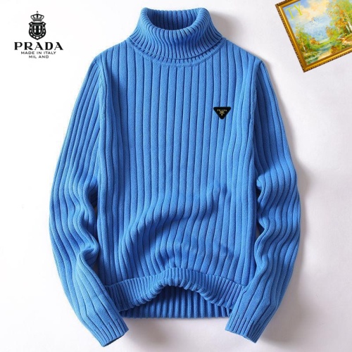 Prada Sweater Long Sleeved For Men #1254124 $40.00 USD, Wholesale Replica Prada Sweater