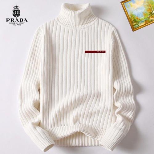 Prada Sweater Long Sleeved For Men #1254186 $40.00 USD, Wholesale Replica Prada Sweater