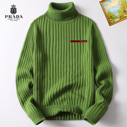 Prada Sweater Long Sleeved For Men #1254189 $40.00 USD, Wholesale Replica Prada Sweater