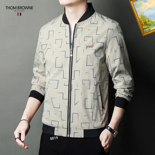 Replica Thom Browne Jackets Long Sleeved For Men #1254257 $60.00 USD for Wholesale