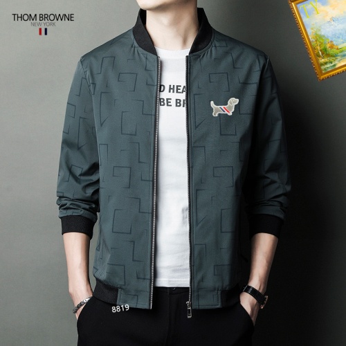 Replica Thom Browne Jackets Long Sleeved For Men #1254258 $60.00 USD for Wholesale