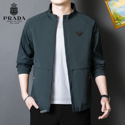 Replica Prada Jackets Long Sleeved For Men #1254263 $60.00 USD for Wholesale